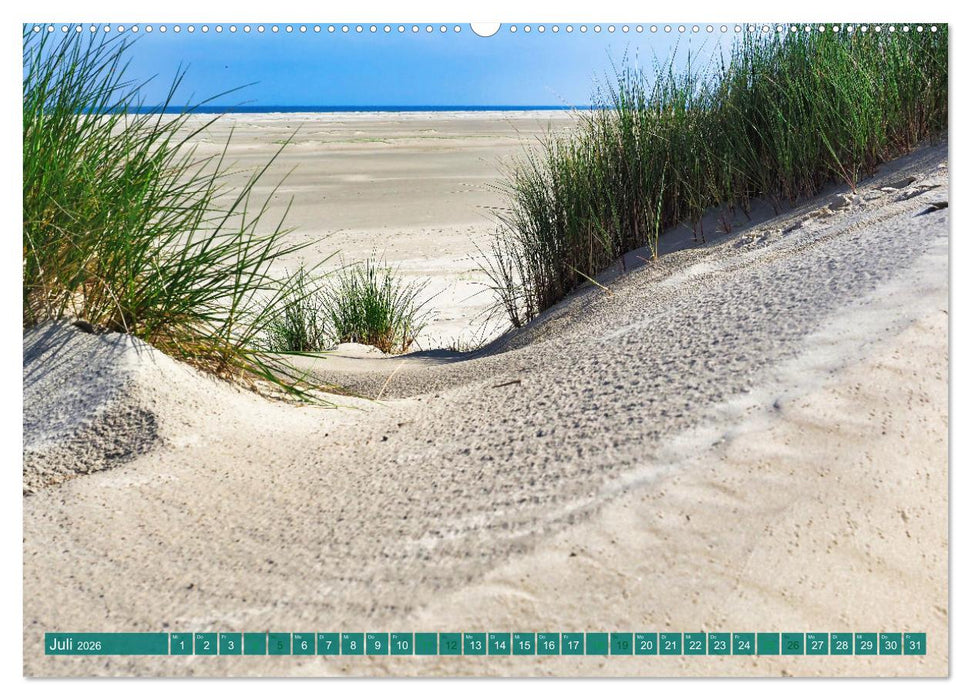 Borkum Ansichten (CALVENDO Premium Wandkalender 2026)