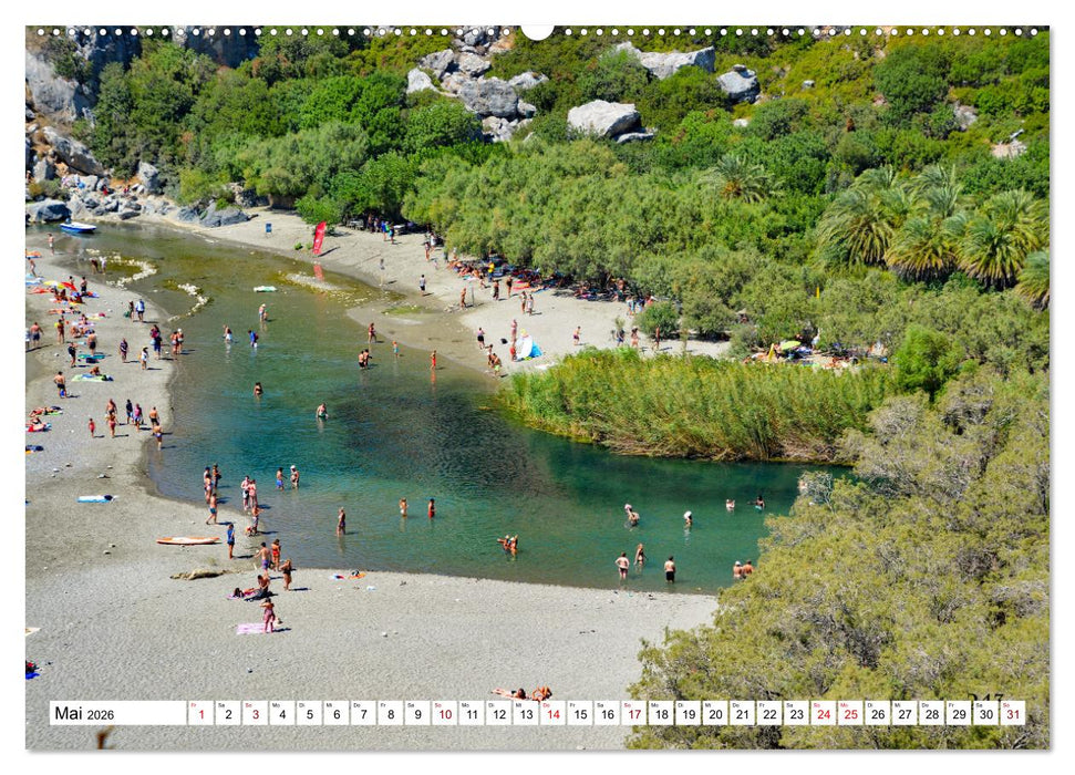 Traumstrände auf Kreta (CALVENDO Premium Wandkalender 2026)