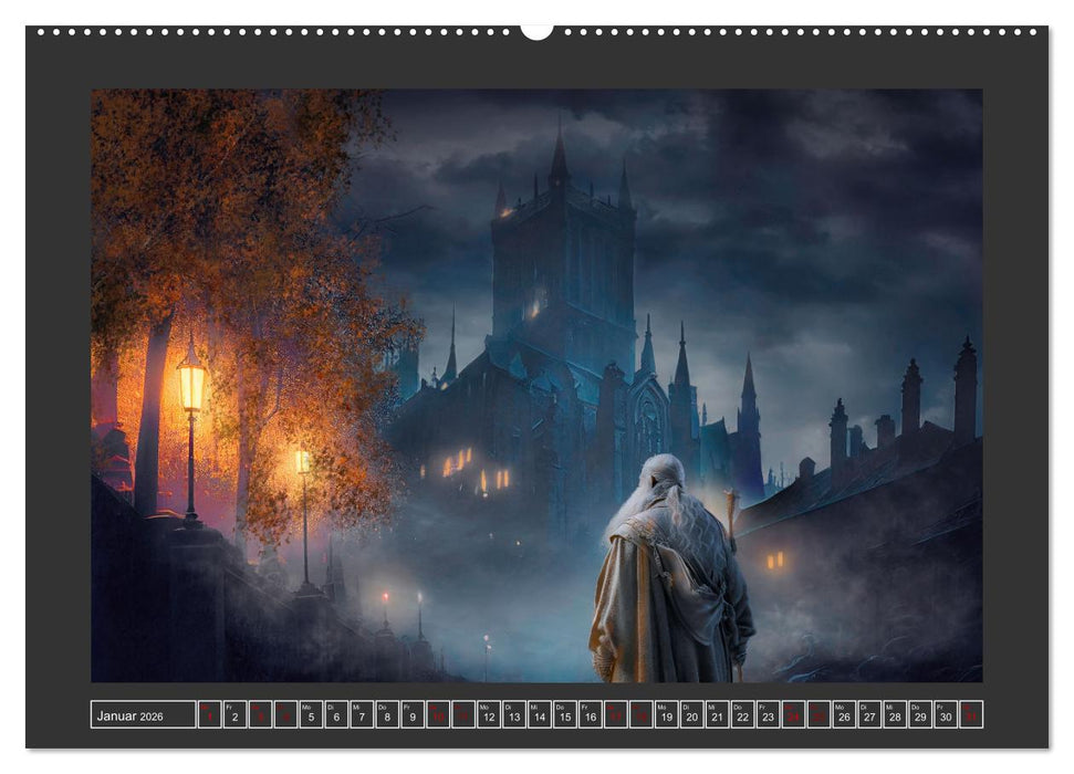 Geheimnisse der dunklen Stadt (CALVENDO Premium Wandkalender 2026)