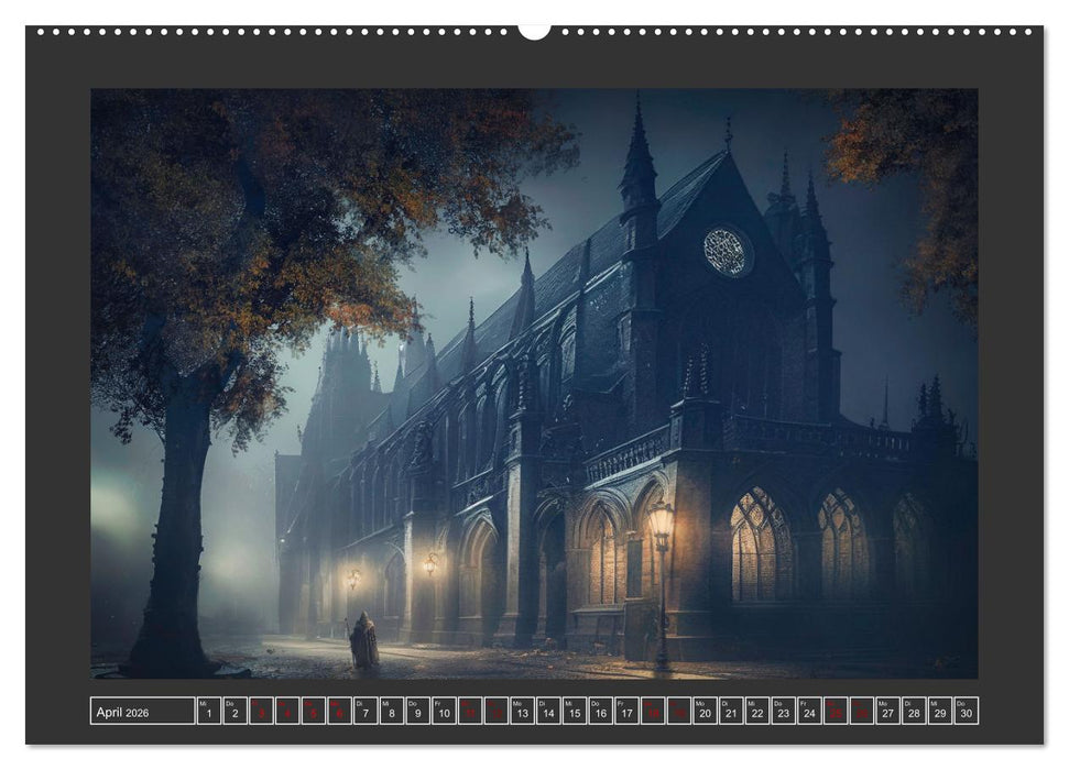 Geheimnisse der dunklen Stadt (CALVENDO Premium Wandkalender 2026)