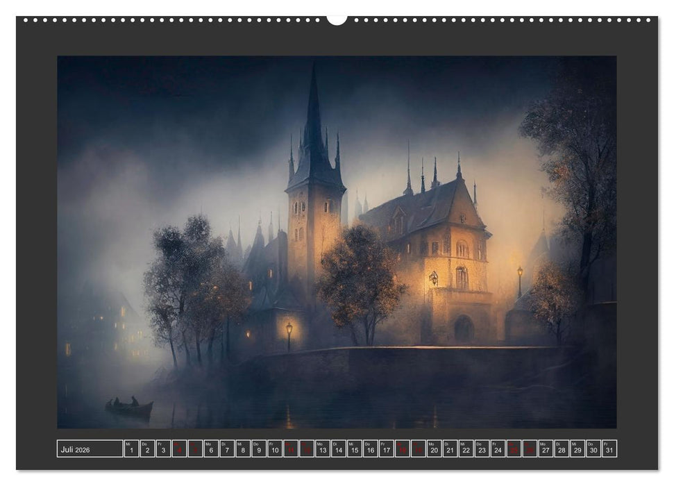 Geheimnisse der dunklen Stadt (CALVENDO Premium Wandkalender 2026)