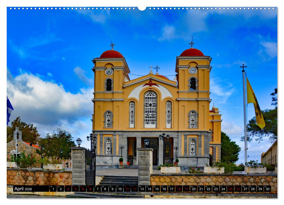 Klöster und Kirchen auf Kreta (CALVENDO Premium Wandkalender 2026)