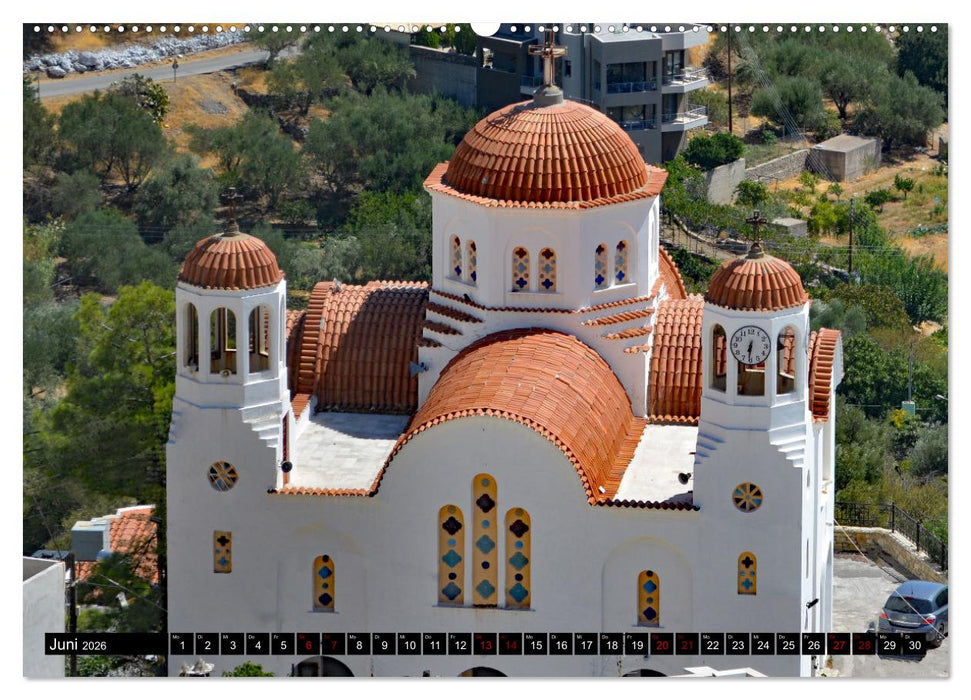 Klöster und Kirchen auf Kreta (CALVENDO Premium Wandkalender 2026)