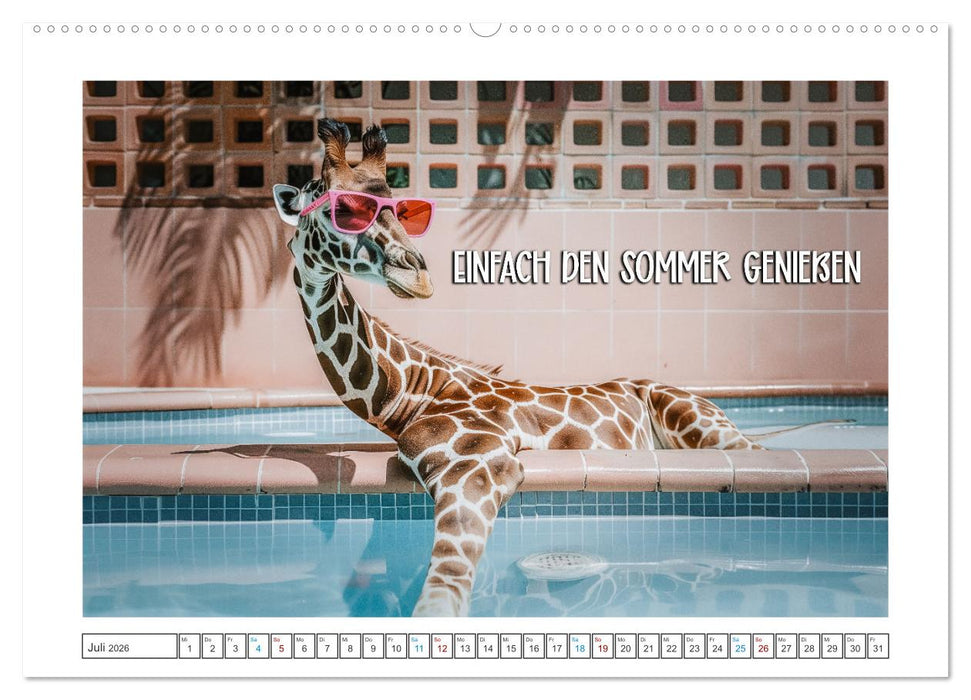 Humorvoll durch das Jahr (CALVENDO Premium Wandkalender 2026)