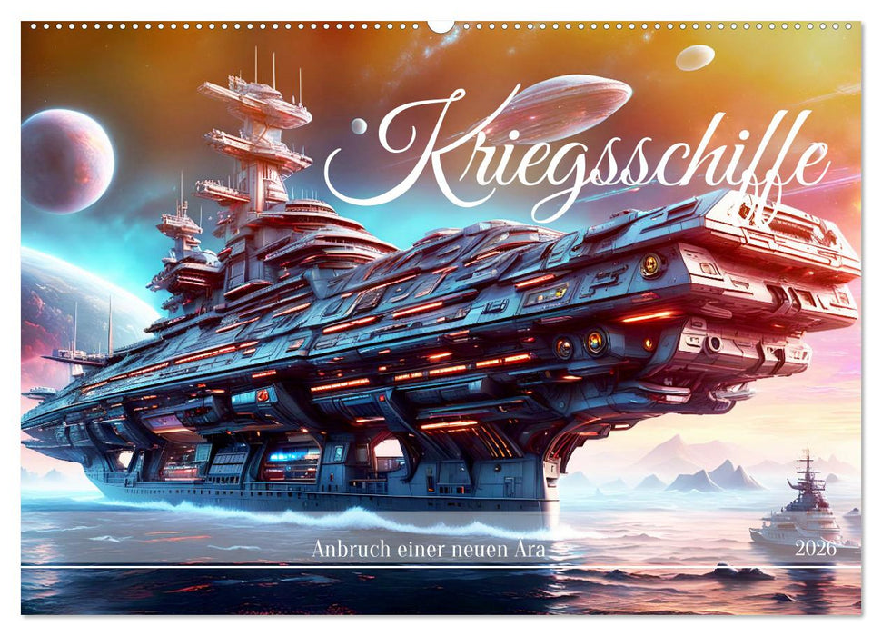 Kriegsschiffe Anbruch einer neuen Ära (CALVENDO Wandkalender 2026)