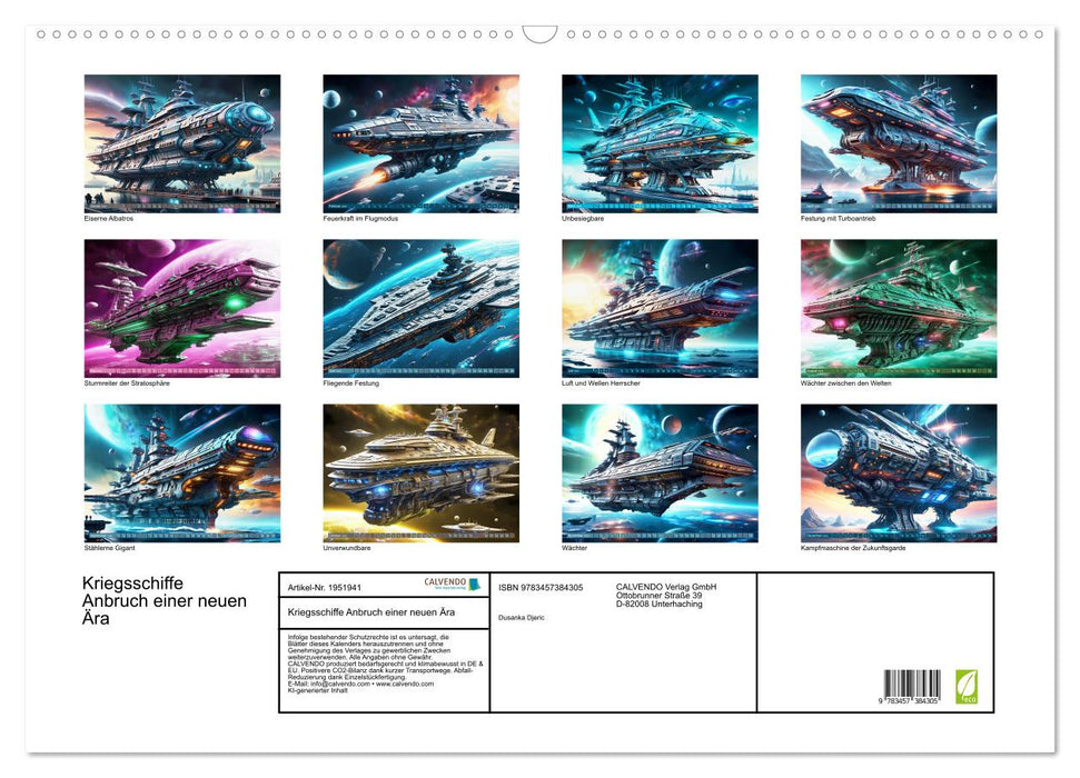 Kriegsschiffe Anbruch einer neuen Ära (CALVENDO Wandkalender 2026)