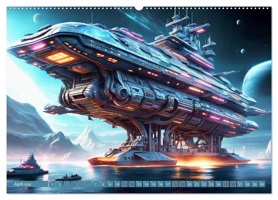 Kriegsschiffe Anbruch einer neuen Ära (CALVENDO Wandkalender 2026)
