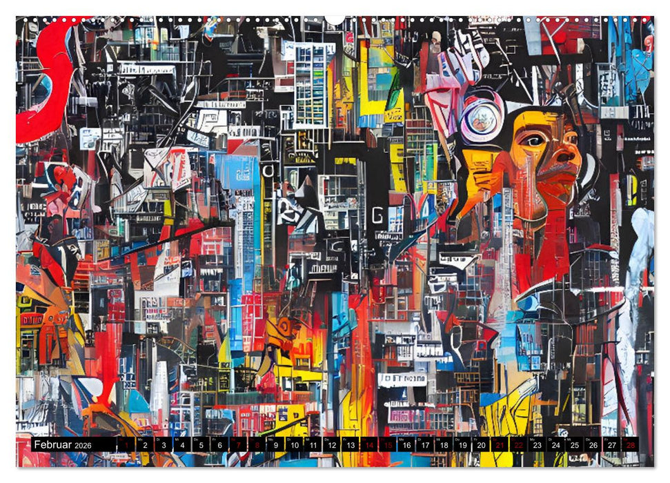 Abstrakt color Art (CALVENDO Premium Wandkalender 2026)