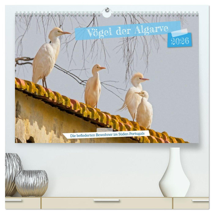 Vögel der Algarve (CALVENDO Premium Wandkalender 2026)