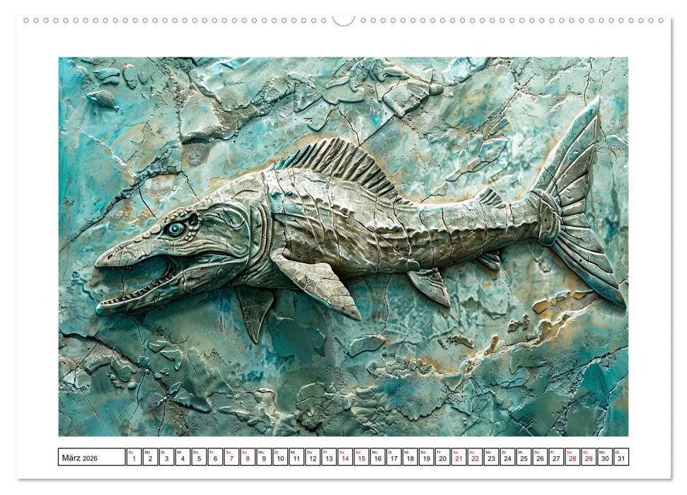 Wesen aus der Urzeit (CALVENDO Premium Wandkalender 2026)