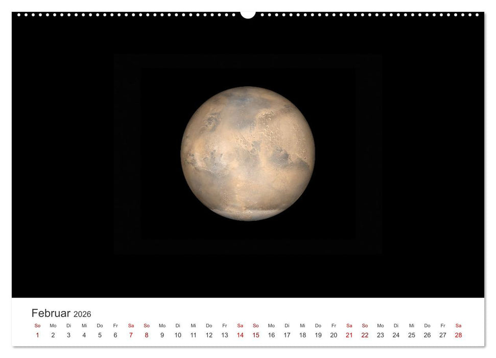 Planeten - Eine spektakuläre Reise ins All. (CALVENDO Premium Wandkalender 2026)