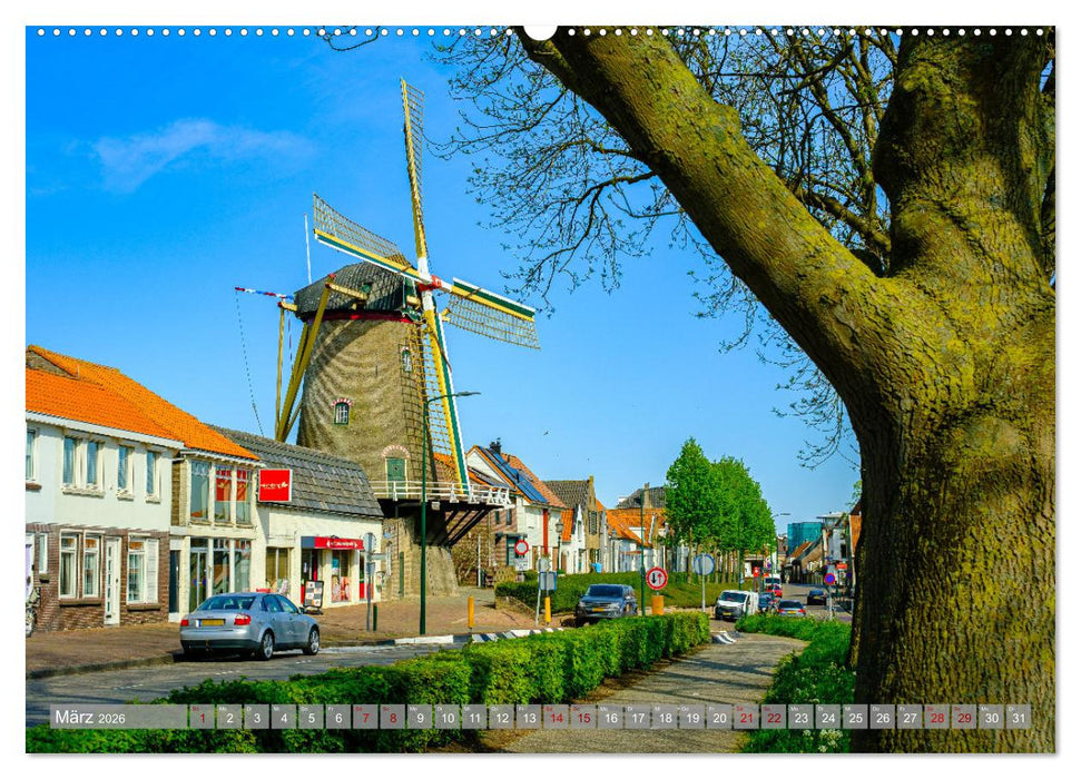 Ein Blick auf Middelharnis (CALVENDO Premium Wandkalender 2026)
