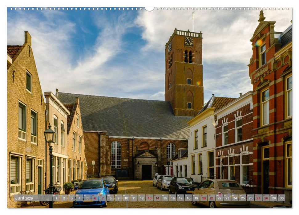 Ein Blick auf Middelharnis (CALVENDO Premium Wandkalender 2026)
