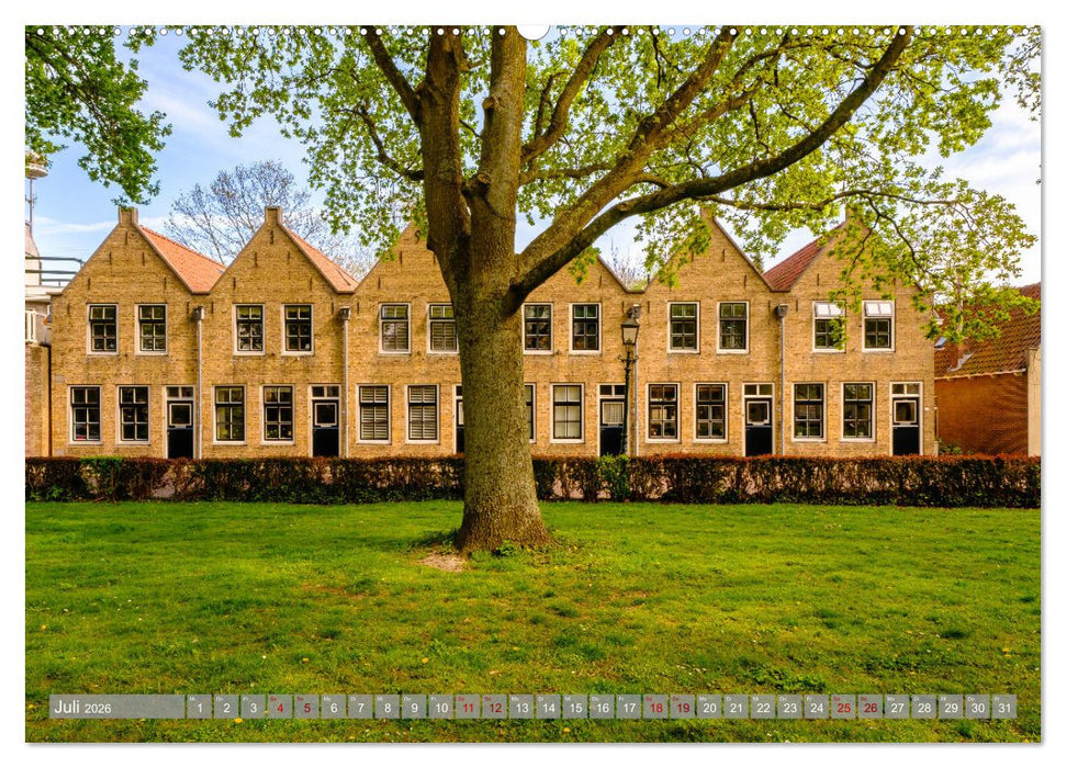 Ein Blick auf Middelharnis (CALVENDO Premium Wandkalender 2026)