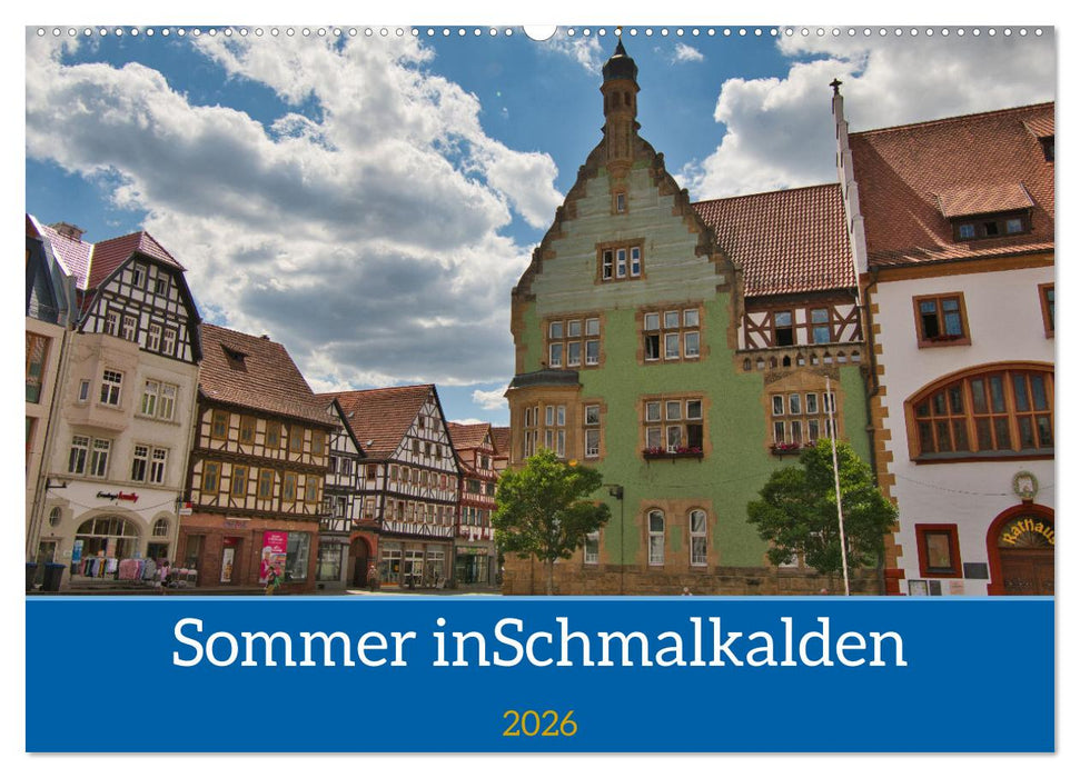 Sommer in Schmalkalden (CALVENDO Wandkalender 2026)