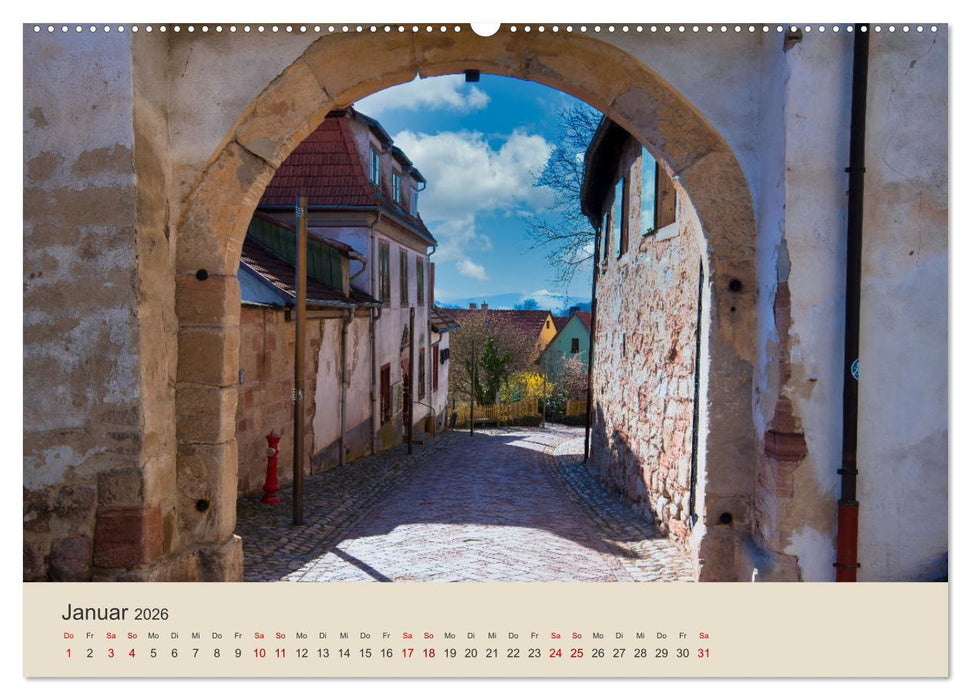 Sommer in Schmalkalden (CALVENDO Wandkalender 2026)