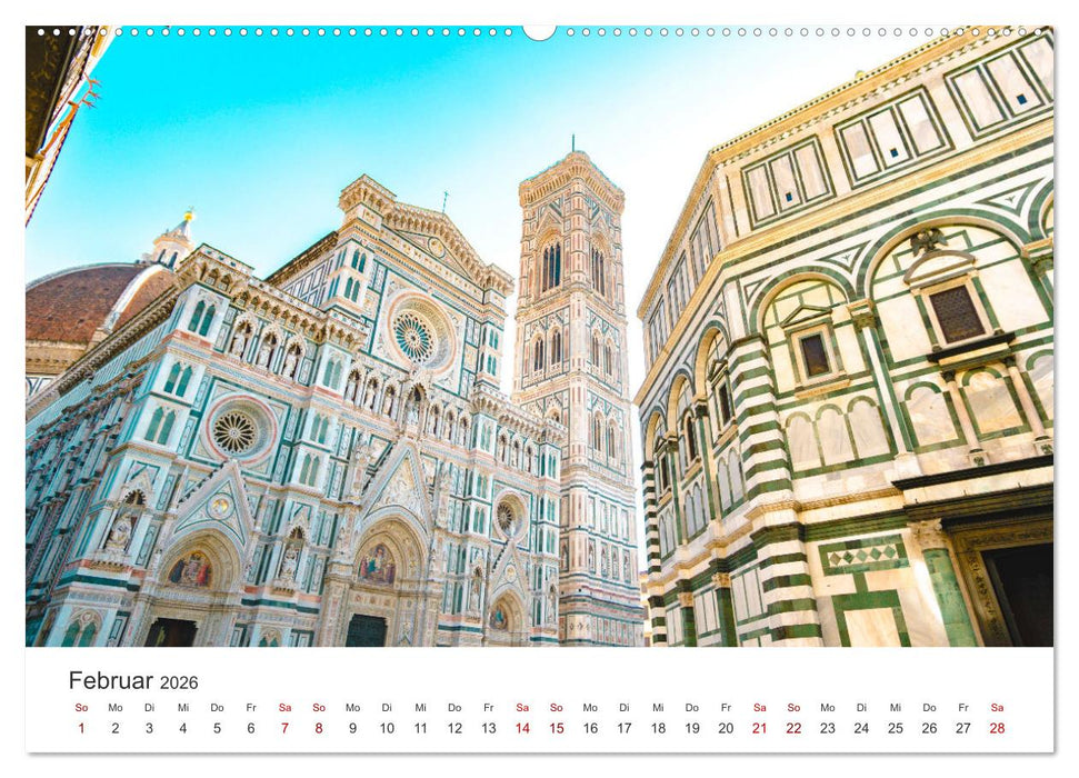 Florenz - Die Hauptstadt der Toskana. (CALVENDO Premium Wandkalender 2026)