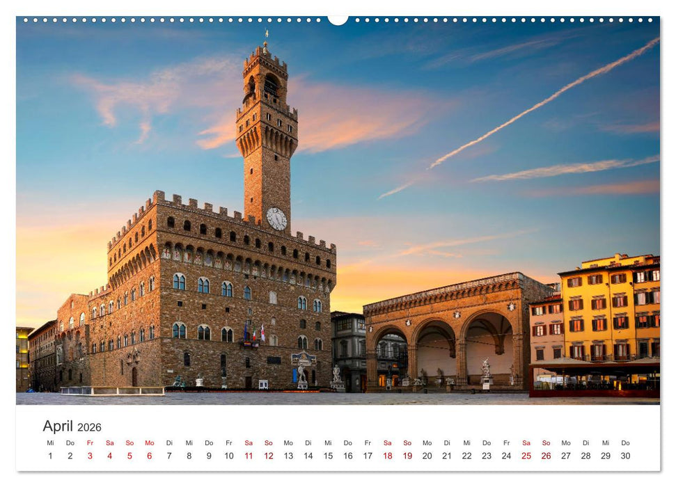 Florenz - Die Hauptstadt der Toskana. (CALVENDO Premium Wandkalender 2026)