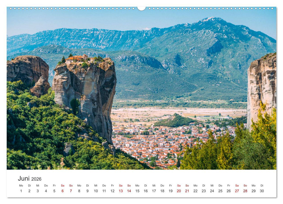 Griechenland - Das einzigartige Land der Antike. (CALVENDO Premium Wandkalender 2026)