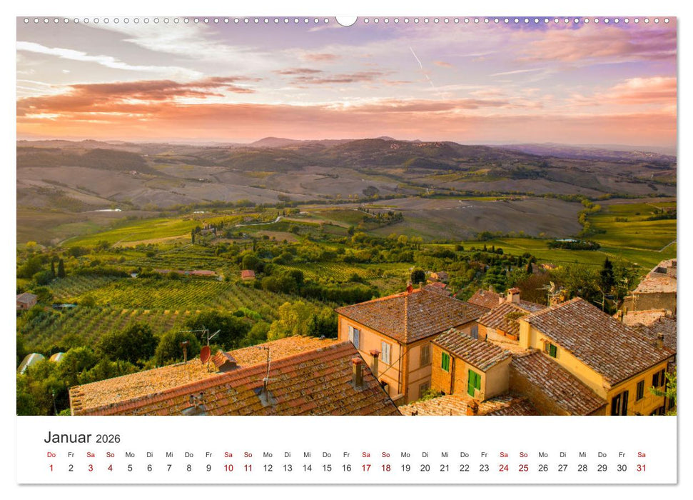 Traumziel Toskana (CALVENDO Premium Wandkalender 2026)