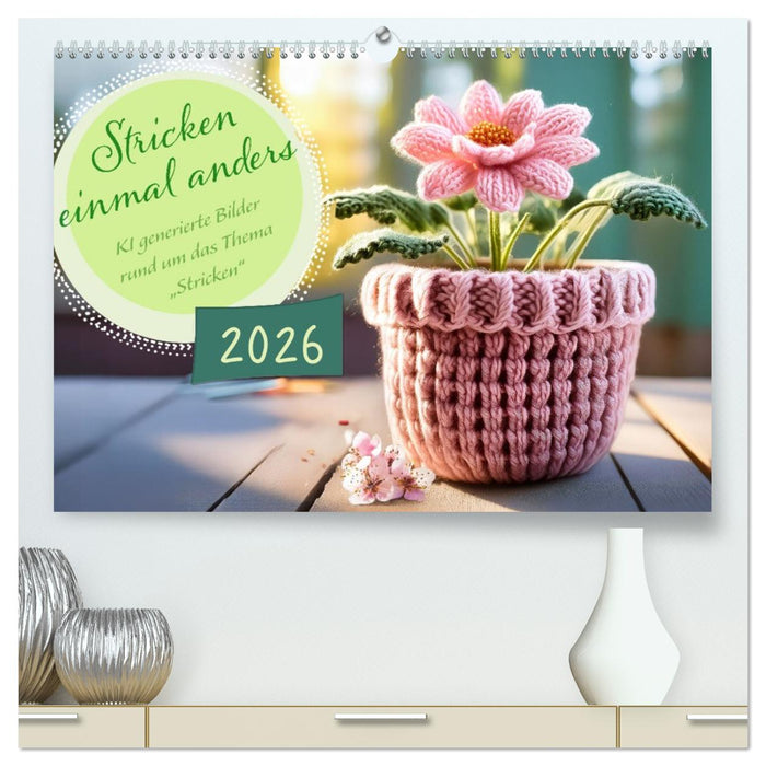 Stricken einmal anders (CALVENDO Premium Wandkalender 2026)