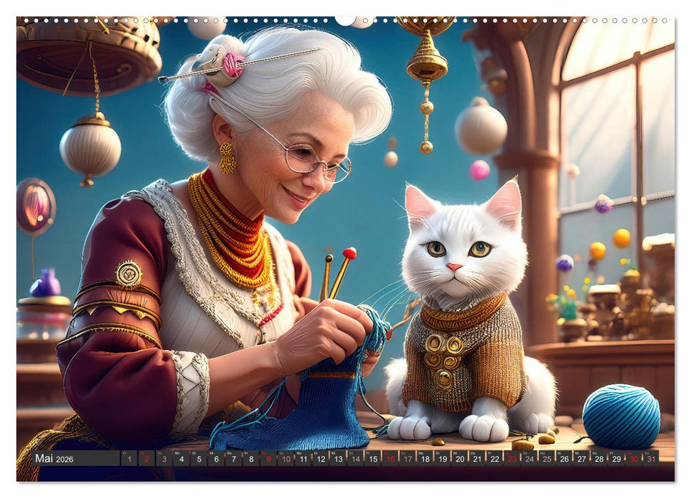 Stricken einmal anders (CALVENDO Premium Wandkalender 2026)
