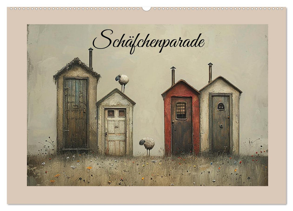 Schäfchenparade (CALVENDO Wandkalender 2026)
