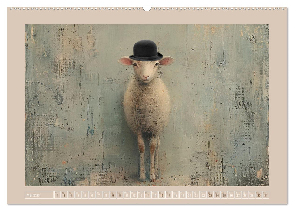Schäfchenparade (CALVENDO Wandkalender 2026)
