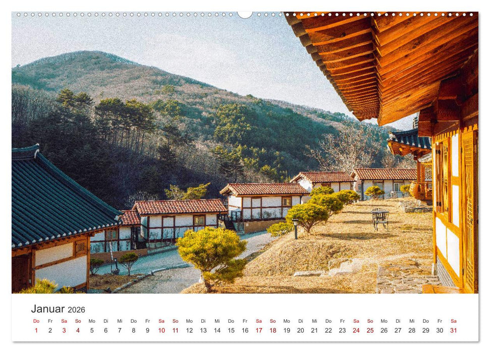 Südkorea - Eine Reise in ein unbekanntes Land. (CALVENDO Premium Wandkalender 2026)
