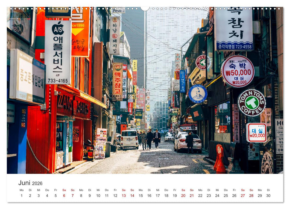 Südkorea - Eine Reise in ein unbekanntes Land. (CALVENDO Premium Wandkalender 2026)