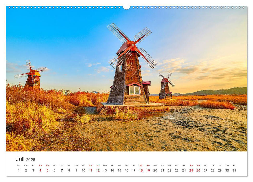 Südkorea - Eine Reise in ein unbekanntes Land. (CALVENDO Premium Wandkalender 2026)