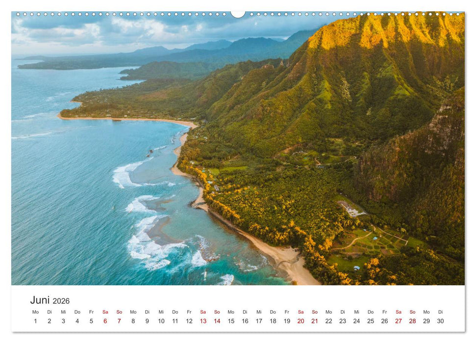 Hawaii Traumziel (CALVENDO Premium Wandkalender 2026)