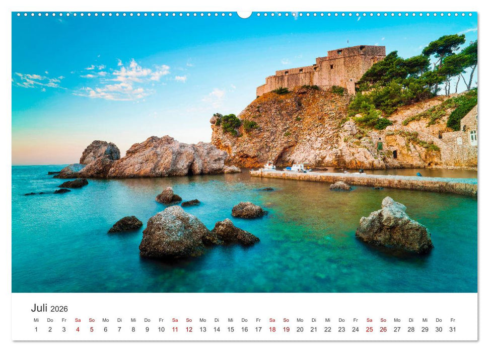 Genussmomente Kroatien (CALVENDO Premium Wandkalender 2026)