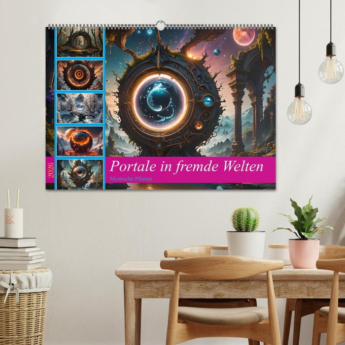 Portale in fremde Welten - Mystische Pforten (CALVENDO Wandkalender 2026)