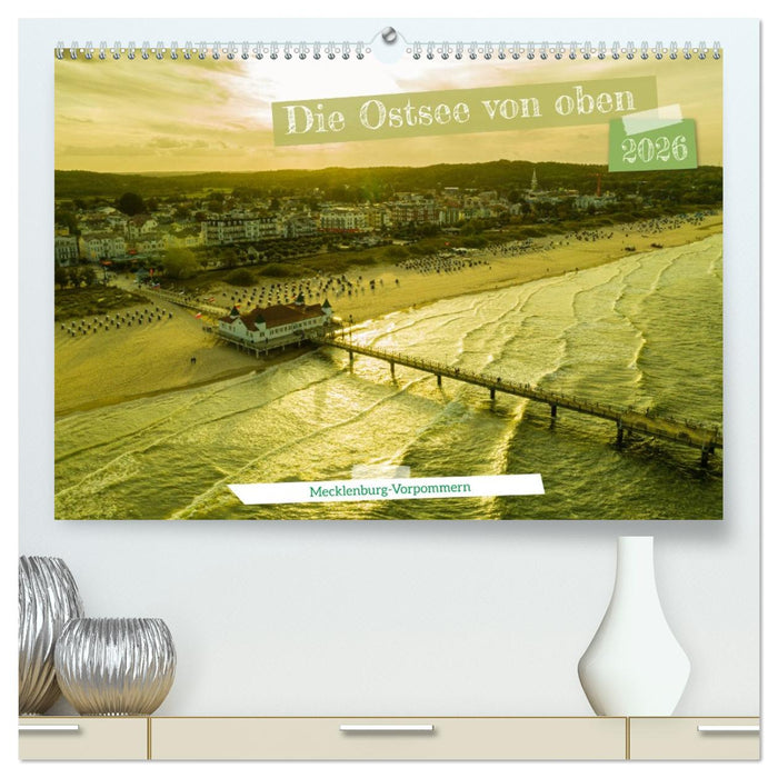 Die Ostsee von oben, Mecklenburg-Vorpommern (CALVENDO Premium Wandkalender 2026)