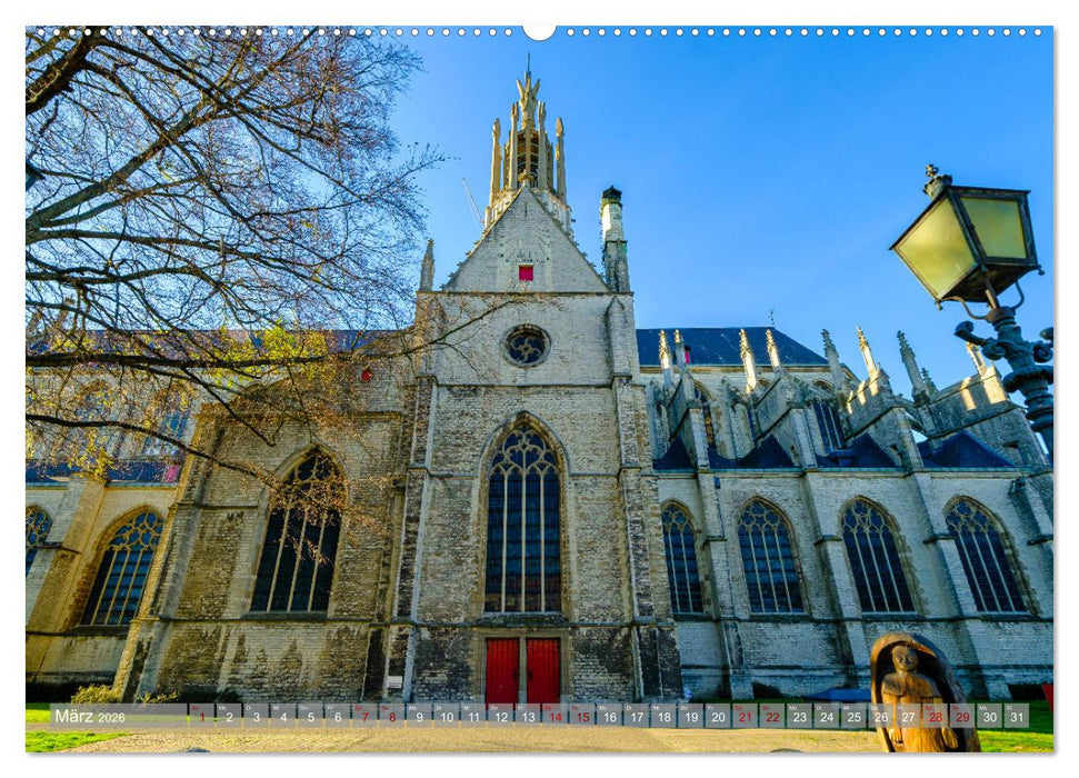 Ein Blick auf Hulst in Zeeland (CALVENDO Premium Wandkalender 2026)