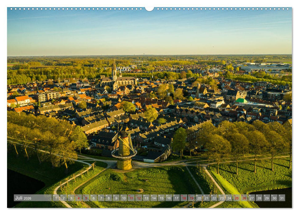 Ein Blick auf Hulst in Zeeland (CALVENDO Premium Wandkalender 2026)