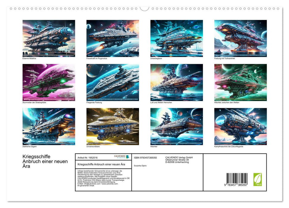 Kriegsschiffe Anbruch einer neuen Ära (CALVENDO Premium Wandkalender 2026)