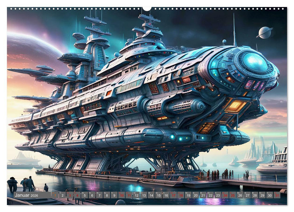 Kriegsschiffe Anbruch einer neuen Ära (CALVENDO Premium Wandkalender 2026)
