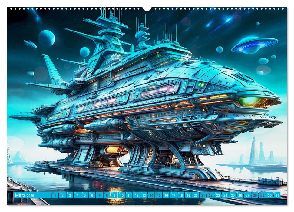 Kriegsschiffe Anbruch einer neuen Ära (CALVENDO Premium Wandkalender 2026)