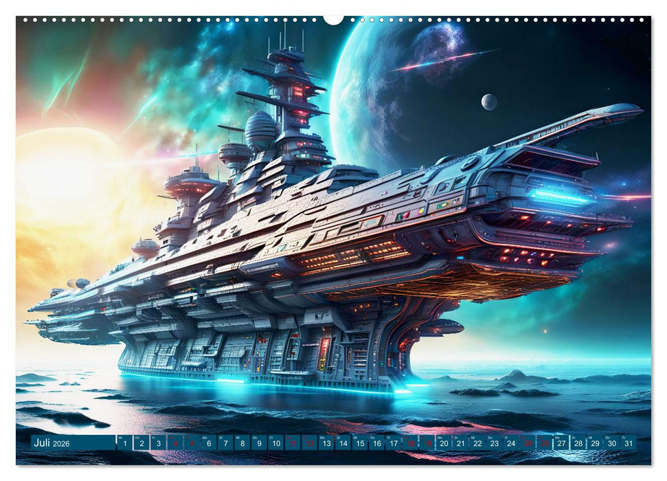 Kriegsschiffe Anbruch einer neuen Ära (CALVENDO Premium Wandkalender 2026)