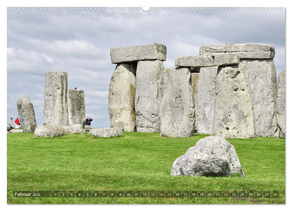 Geheimnisvolles Stonehenge (CALVENDO Premium Wandkalender 2026)