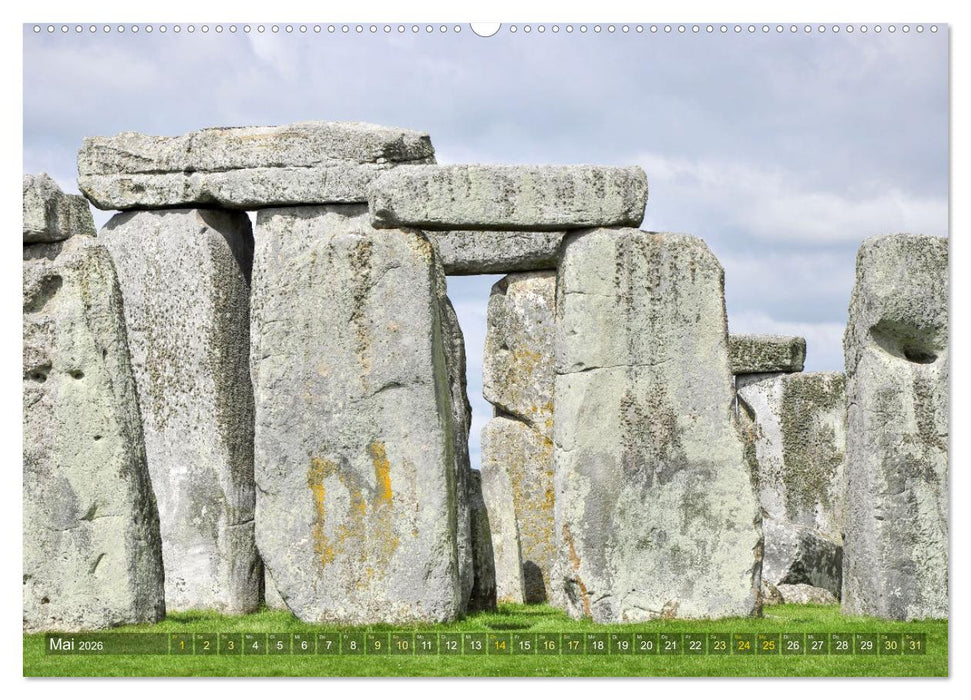 Geheimnisvolles Stonehenge (CALVENDO Premium Wandkalender 2026)