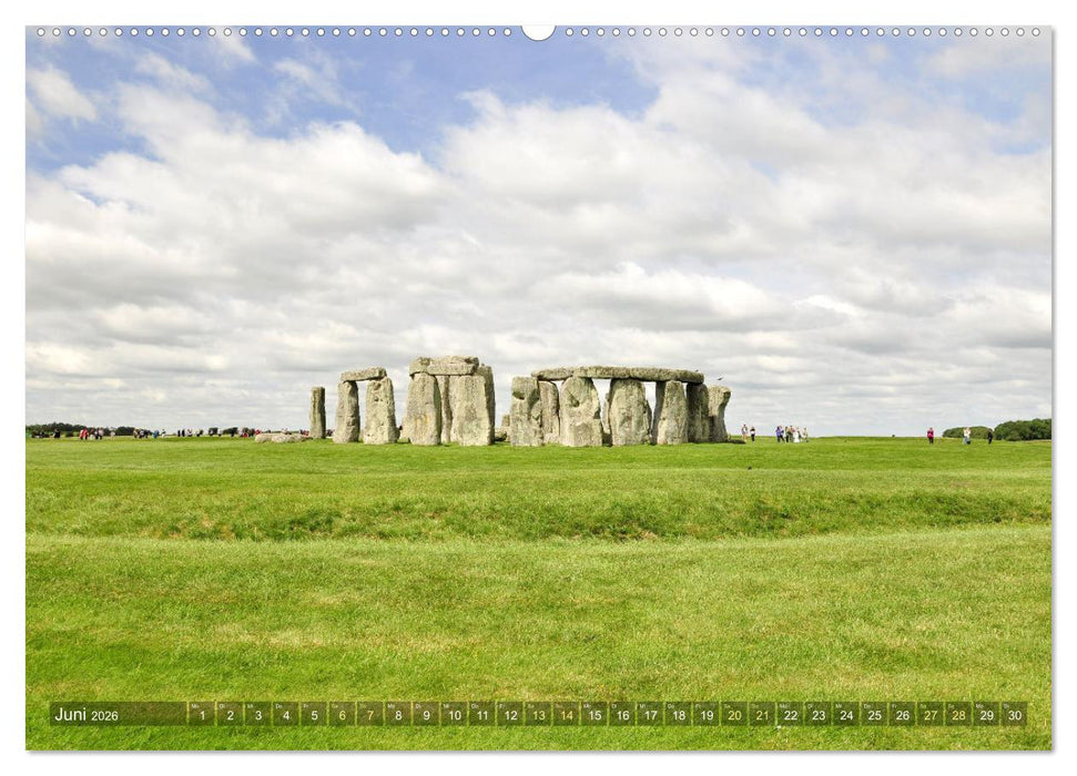 Geheimnisvolles Stonehenge (CALVENDO Premium Wandkalender 2026)