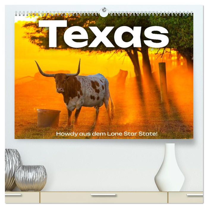 Texas - Howdy aus dem Lone Star State! (CALVENDO Premium Wandkalender 2026)