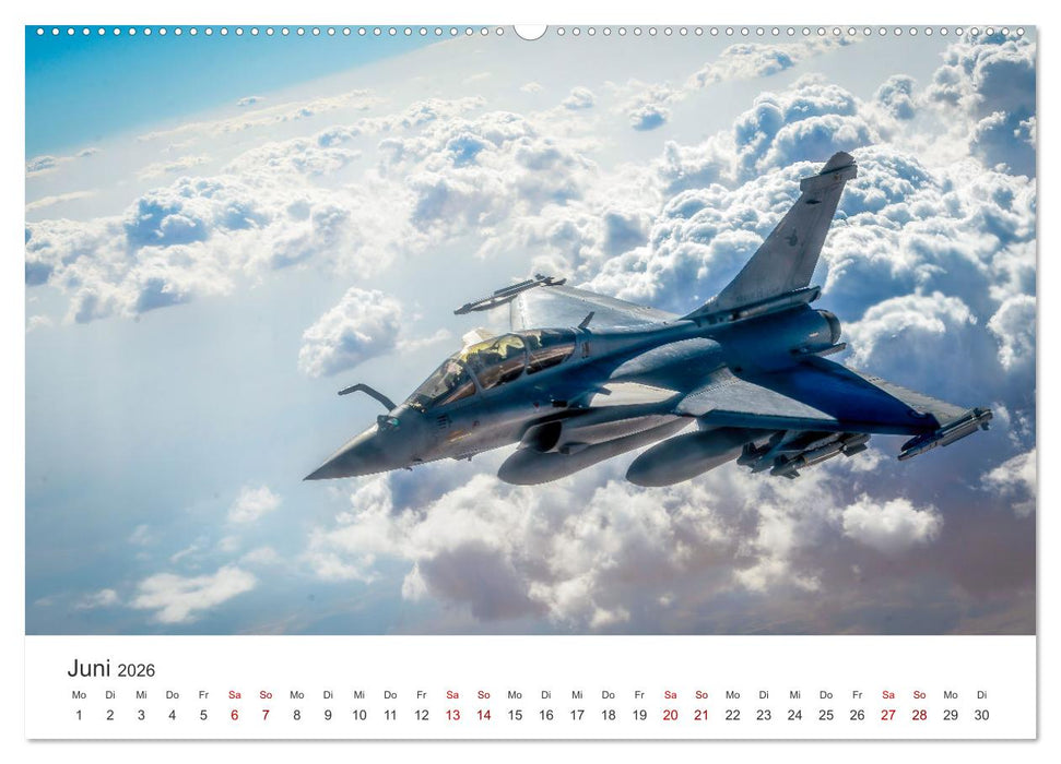 Kampfjets - Düsenjäger-Kalender (CALVENDO Premium Wandkalender 2026)