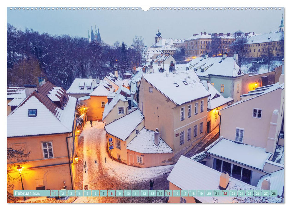 Romantisches Prag (CALVENDO Premium Wandkalender 2026)