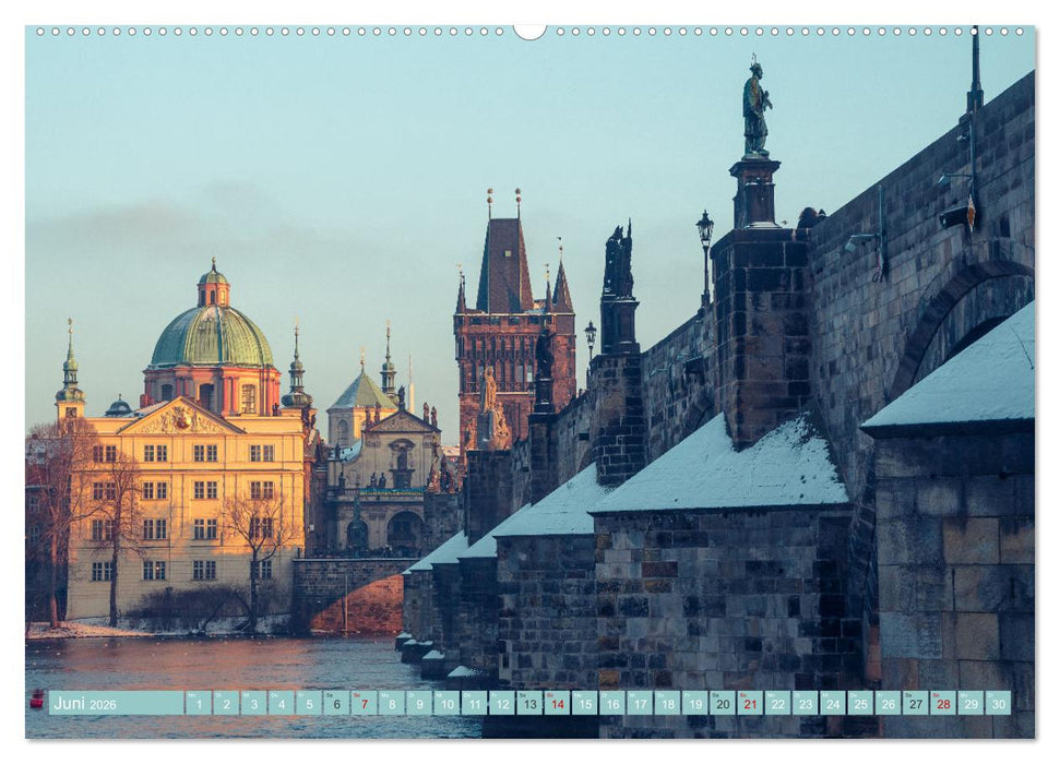 Romantisches Prag (CALVENDO Premium Wandkalender 2026)