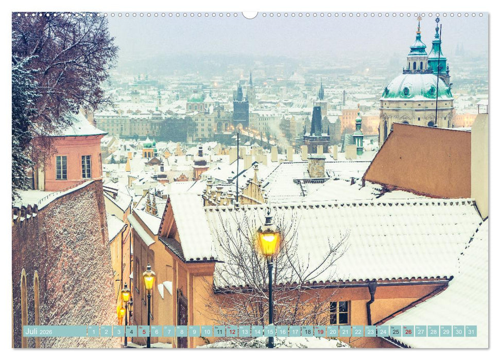 Romantisches Prag (CALVENDO Premium Wandkalender 2026)