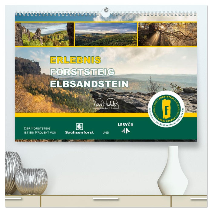 Erlebnis Forststeig Elbsandstein (CALVENDO Premium Wandkalender 2026)